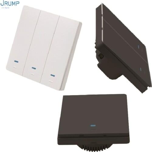 UK/EU WIFI Luxury Push Button Smart Switch APP Remote Control Smart Light Switches Works with Alexa Interruptor