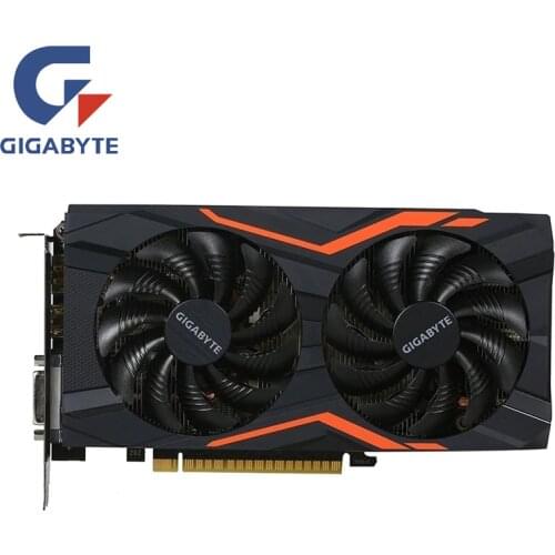 GIGABYTE GTX 1050Ti 4GB Graphics Cards GPU 128Bit GTX1050Ti G1 Gaming Video Card for nVIDIA Geforce GTX1050 Hdmi VGA Cards Map