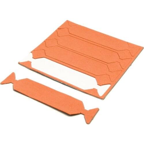 Vinyl Wraps Micro Fine Buffer Wings Felt for 4 Inch Squeegee, Car Window Tinting Tool, Self-Adhesive, Standard Size TM-255