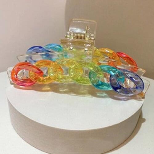 Large Hair Claws Clamps Clips Elegant Acrylic Hairpins Barrette Hair Clips Headwear for Women Girls Hair Trinkets Accessories