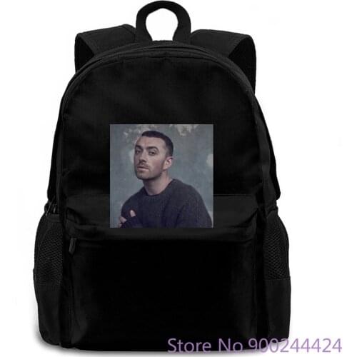 SAM SMITH THE THRILL OF IT ALL NEW BLACK TOUR Novelty Cartoon Base women men backpack laptop travel school adult