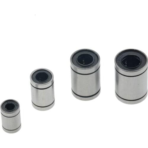 Hot sale 1pc LM3UU LM4UU LM6UULM8UU LM10UU LM12UU LM16UU LM20UU Linear Bushing CNC Linear Bearings Linear Shaft 3D printer parts