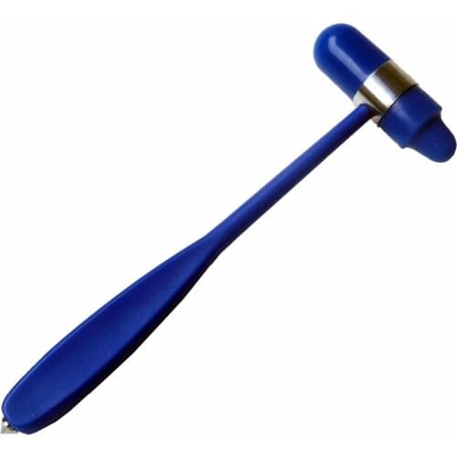 1pcs Surgical Medical Rubber Diagnostic Reflex Hammer Nursing Staff Test Neurological Plexor Health Care Tool Blue