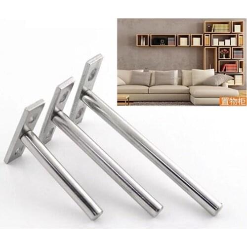 1pc Wall Mounted Shelf Bracket Shelf Bracket wood Hidden Support Fixed rack Type Metal tray diy Furniture Hardware Accessories