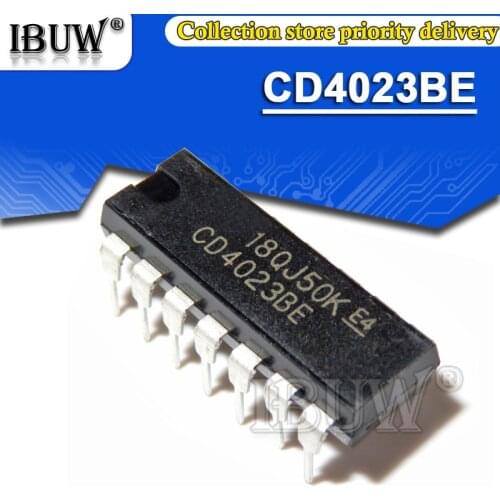 10PCS CD4023BE DIP14 CD4023 DIP-14 CD4023BD DIP
