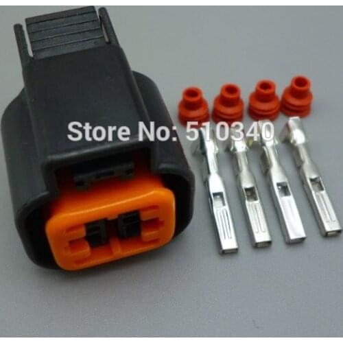 100set .2.2mm 4 hole oxygen sensor car connector plug terminal with terminal