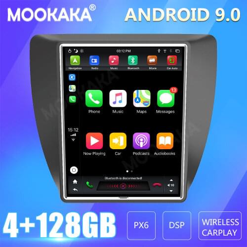 For Volkswagen/VW Sagitar 2012 + Tesla Screen Android Px6 Car Multimedia Stereo Player Carplay GPS Navigation Head Unit DVD