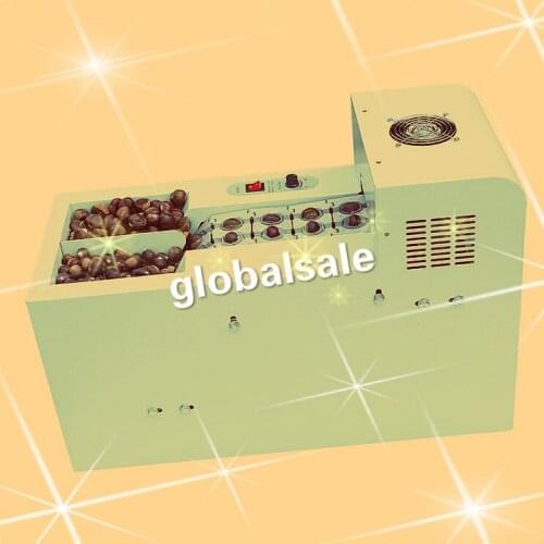 FREE SHIPPING BL-CP-21 electric chestnut shell opening machine hazelnut slitting machines double chain link nuts cutting cutter