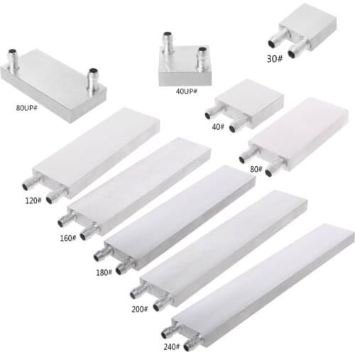 30*30mm Primary Aluminum Water Cooling Block Heat Sink System For PC Laptop CPU