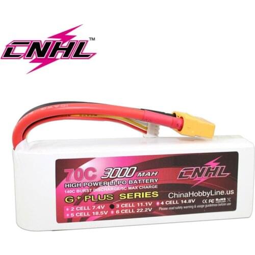 CNHL 3000mAh 3S 11.1V 70C Lipo Battery