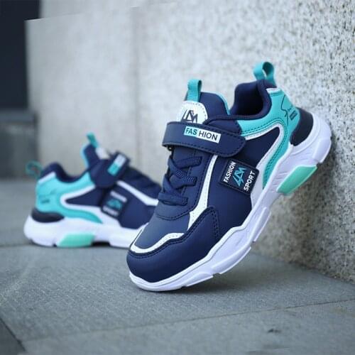 Leather Kids Designer Shoes Autumn Boys Casual Shoes Breathable Sport Childrens Sneakers Walking Tennis Baby Girls Sneakers New