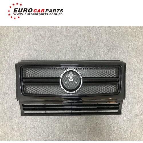 G class w463 B style ABS front grille fit for G350 G400 G500 G55 G63 G65 B style suto grill with black sliver white color