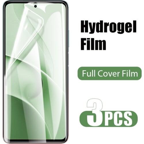 3PCS Full Cover Hydrogel Film for Huawei Mate 40 Pro Mate 30 20 Lite Screen Protector for Huawei P30 Pro P40 P50 Pro Lite Film