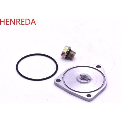 GN125 GS125 oil floor drain leak thread plate cover for Suzuki 125cc GN GS 125 fuel cover spare parts