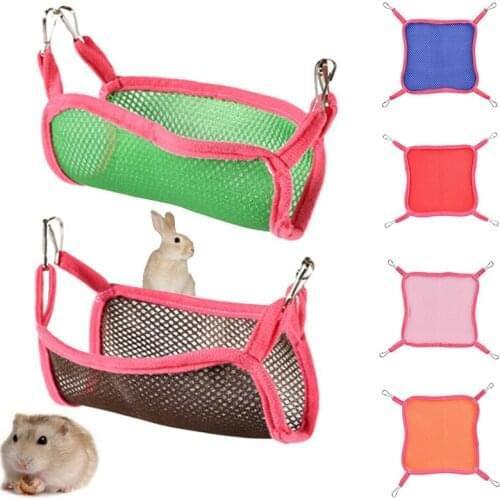 For Hamsters Pet Sleeping Pet Hammock Hamster Hang Mat Guinea Pig Chinchilla Rabbit Cage Hammock Hanging Bed Seat Dog Chien Home