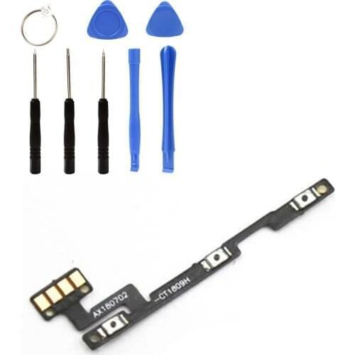 FOR Xiaomi IS MAX 3 Volume Audio Mute Power ON OFF Button Key Flex Cable Repair Kit Gift