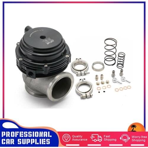 Cast Steel Body Wastegate Kit for 44mm V-Band Wastegate Port 24 PSI Spring Stainless Steel V-Band Flanges Sealing Rings