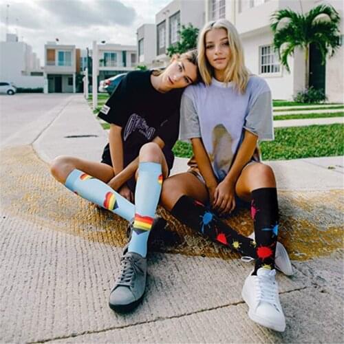 Compression Socks for Men Women Sports Leg Support Running Gym Cycling Football Stockings Nurse Hiking Athletes Driver Travel