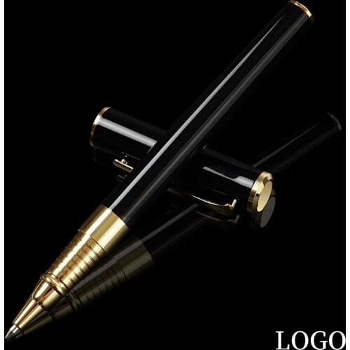 Metal Ballpoint Pen Custom Logo Pen Writing 0.7mm Luxury Gel Ink Pen Customized Gift Stationery Office School LOGO MOQ>50pcs