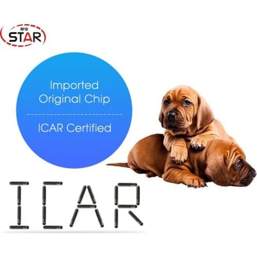 50pcs Pet Microchip rfid animal glass capsule tag EM4305 Snake Fish Dog chip 2*12mm with ISO Standard FDX-B free shipping