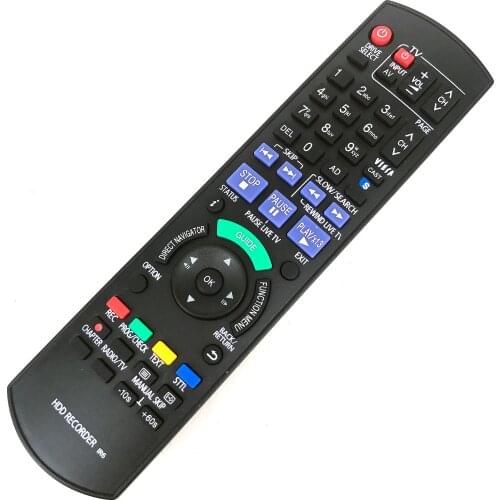NEW Replacement N2QAYB000618 For Panasonic DVD HDD RECORDER Remote Control N2QAYB000615 DMR-HW100 DMR-HW120 DMR-HW100EBK