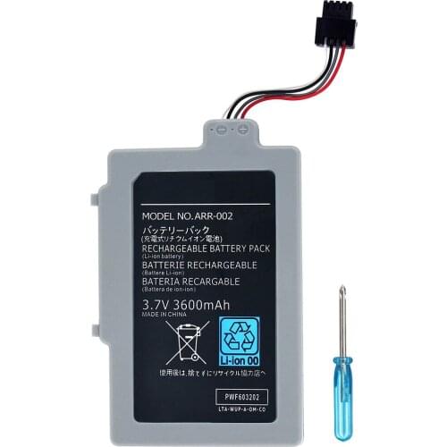 New Upgrade 3.7V 3600mAh Rechargeable Battery Pack Replacement for Nintendo Wii U Gamepad