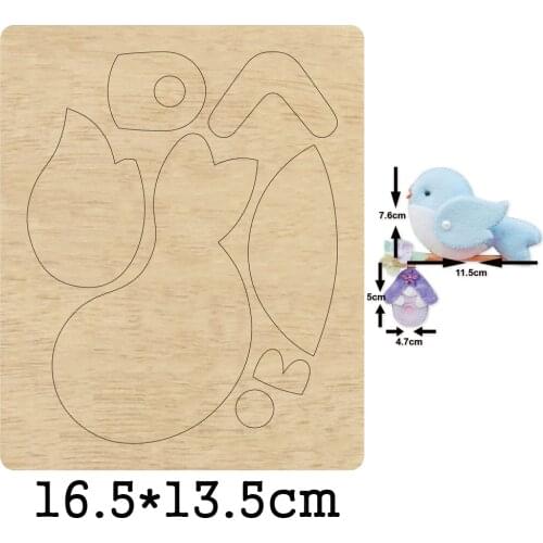 Bird and House Cutting Dies New Die Cut &Wooden Dies Suitable for Common Die Cutting Machines on the Market Christmas Jewelry