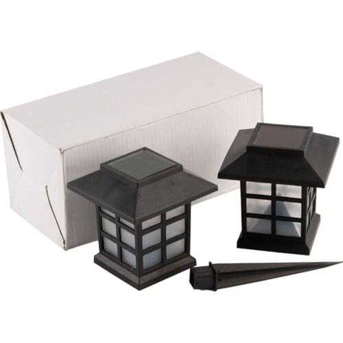 2PCS Outdoor Solar Garden Light Waterproof LED Night Light Garden Lawn Lamp Pathway Patio Path Yard Landscape Lamp Emergency