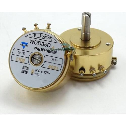 WDD35D4 WDD35D-4 0.5% Condutive Plastic Potentiometer 1K 2K 5K 10K