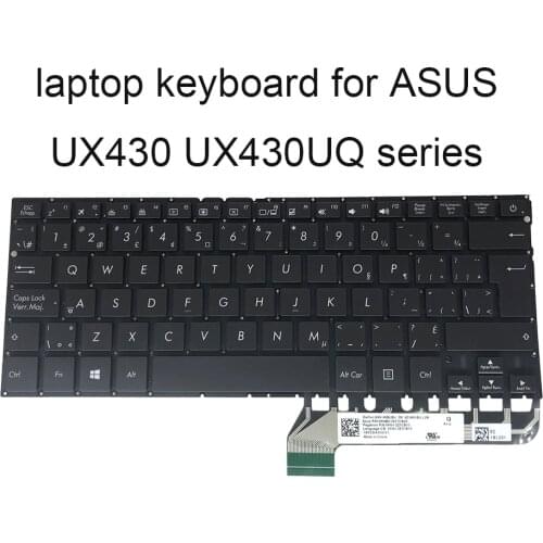 Replacement keyboards UX430 backlight keyboard for ASUS zenbook UX430UQ CF Canadian French black KB light 0KNB0 2627CB00 On Sale