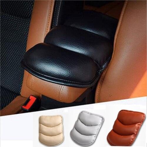 1Pcs Leather Car Armrest Mat Automobile Armrests Storage Boxes Mats Durable Dust-Proof Cushion Cover Auto Protection Accessories
