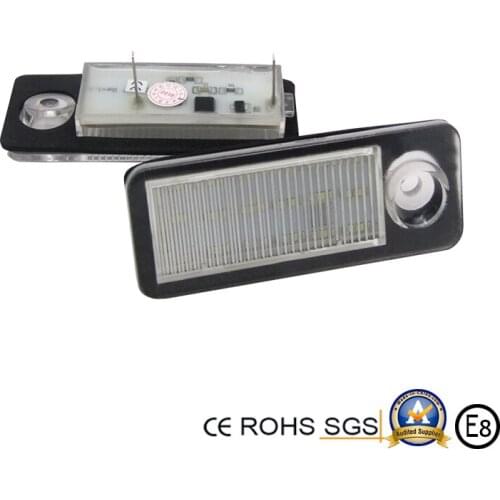 2pcs For Audi A6 C5 4B Avant/Wagon 1998-2005 RS6 Plus 03-05 Car License Plate Lights LED Number Lamps 6000K White Error Free
