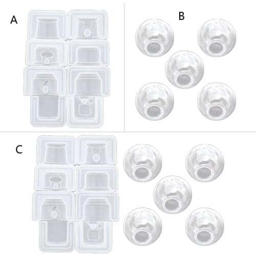 4 Styles Handmade Classic Twirling Gumballs Machine Resin Mold Funny Game Toy Pendant Resin Mold Art Crafts