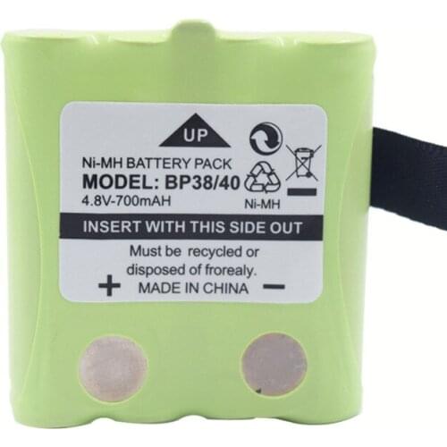 GTF 1PCS BP-38/40 4.8V 700MAH T6 interphone battery cordless telephone battery pack sub battery