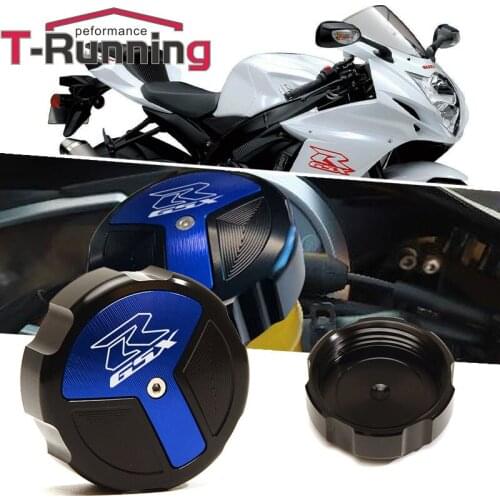 Motorcycle Accessories CNC Front Brake Fluid Cap Master Cylinder Reservoir Cover For Suzuki Gsxr 1000 GSX-R 750 GSXR 600 750