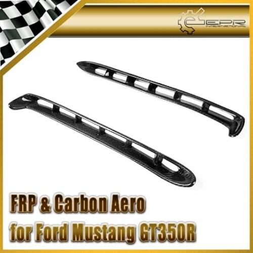 Car Styling For Ford 2015 Mustang GT350R Carbon Fiber Front Fender Vents