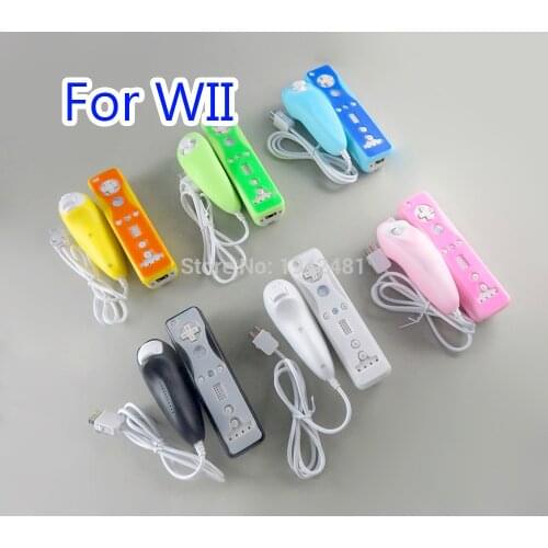 40pcs=20sets For Wii game controller Soft Silicone Cover Case Protective Sleeve For Wii Remote Controller