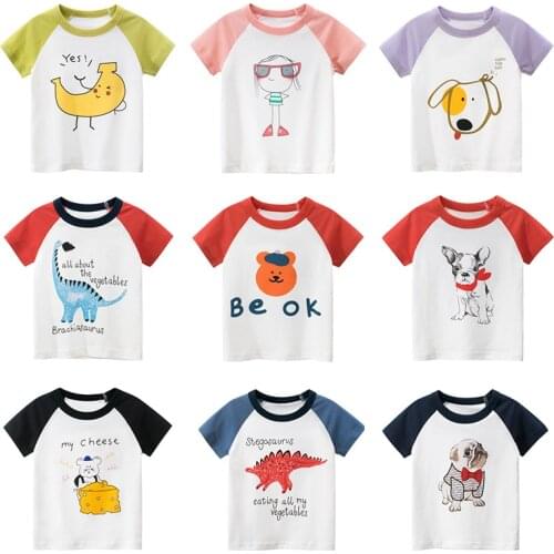 Children Clothing Boys Girls Kids Toddler Baby T Shirt Cotton Car Short Sleeve T-shirt Kid Boy T-shirt 1-8 Years Shirt Summer