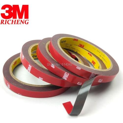 3M 4229P Double-Sided Tape Bond More Effectively To A Wide Variety Of Automotive Surfaces, 0.8mm Thick, 12MM x 3M, 1Pcs/Lot