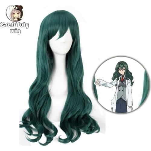Fuwa Hyouka Shimoneta To Iu Gainen Ga Sonzai Shinai Taikutsu Na Sekai Long Wavy Synthetic Hair Green Cosplay Wig Women