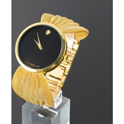 Hot Selling New Design Gold Black Watches for Women European/American Fashion Luxury Bracelet Simple Butterfly Lady Quartz Watch