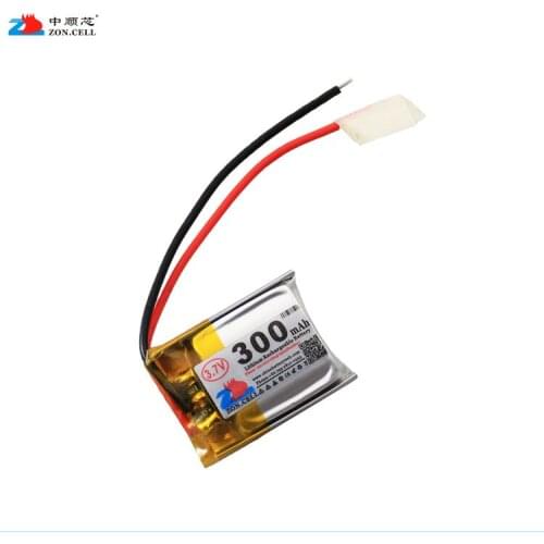 In 300mAh 701721 3.7V lithium polymer battery 751720 tachograph arc lighter Rechargeable Li-ion Cell