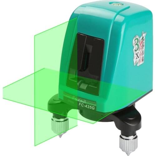 Mini 2 Cross Lines Nivel Laser Green Beam Self-Leveling Laser Level