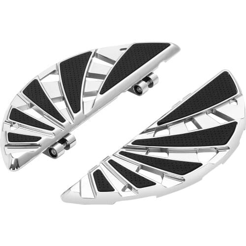 Motorcycle Front Rider Floorboard Footrest For Harley Street Road Glide king 1986-up