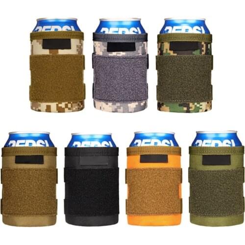 Outdoor Camping Beer Bottle Cover Holiday Decoration Tactical Beer Bottle Set Beverage Cooler Cushion Cover