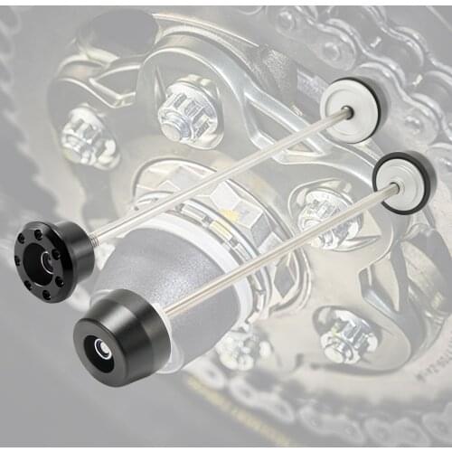 Motorcycle Front Rear Axle Sliders Wheel Protection For Ducati 848 EVO Monster 796 Monster 1100 EVO Streetfighter 848