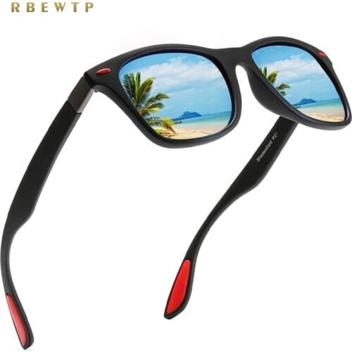 RBEWTP 2019 DESIGN NEW Classic Polarized Sunglasses Men Women Driving Square Frame Sun Glasses Male Goggle UV400 Gafas De Sol