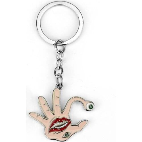 Horror Cartoon Kiseiju Keychain Parasyte the Maxim Keyring Pendant Accessories For Women Men Car Jewelry Gift