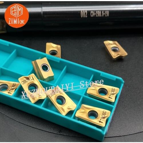 10pcs APKT1705 PER-EM TT9080 carbide insert milling insert for CNC milling machine cutting tools for TE90AP 225-24-17-150L