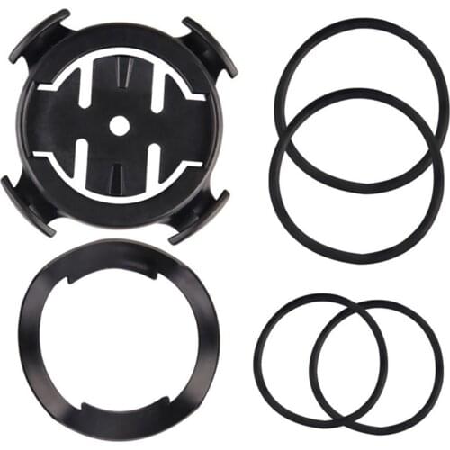 MTB Bicycle Stopwatch Base Kit Plastic Bike Computer Holder with Elastic Rubber Bands Easy to Install Waterproof Stopwatch Stand